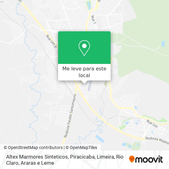 Altex Marmores Sinteticos mapa