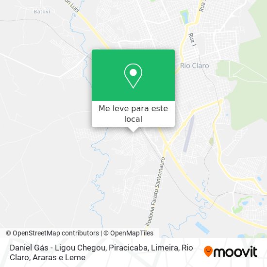 Daniel Gás - Ligou Chegou mapa