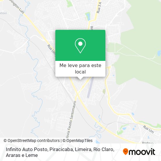 Infinito Auto Posto mapa