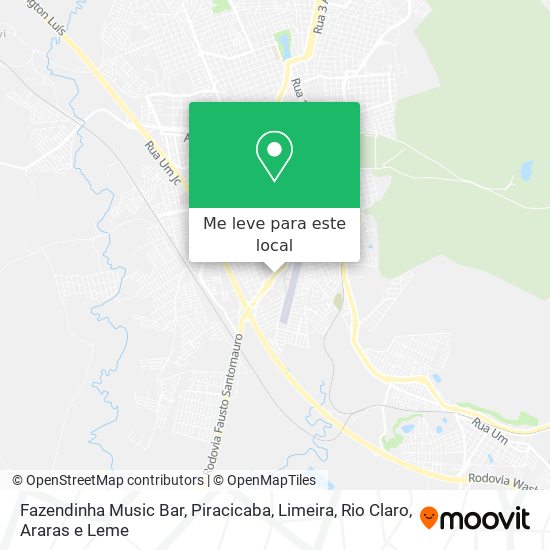 Fazendinha Music Bar mapa