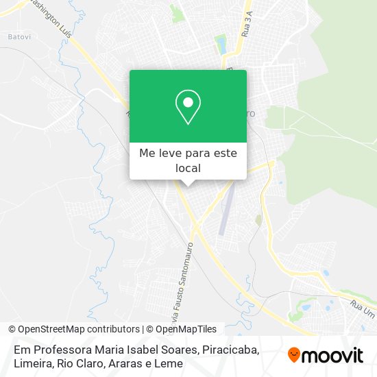 Em Professora Maria Isabel Soares mapa