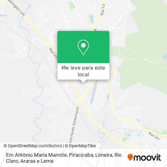 Em Antônio Maria Marrote mapa