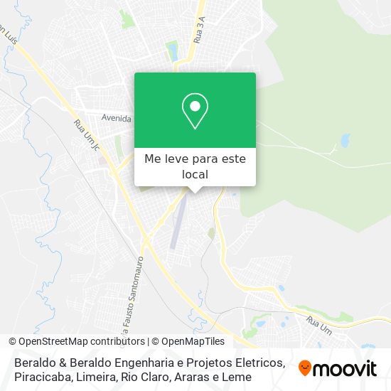 Beraldo & Beraldo Engenharia e Projetos Eletricos mapa