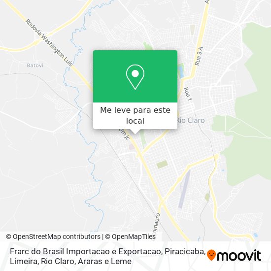 Frarc do Brasil Importacao e Exportacao mapa