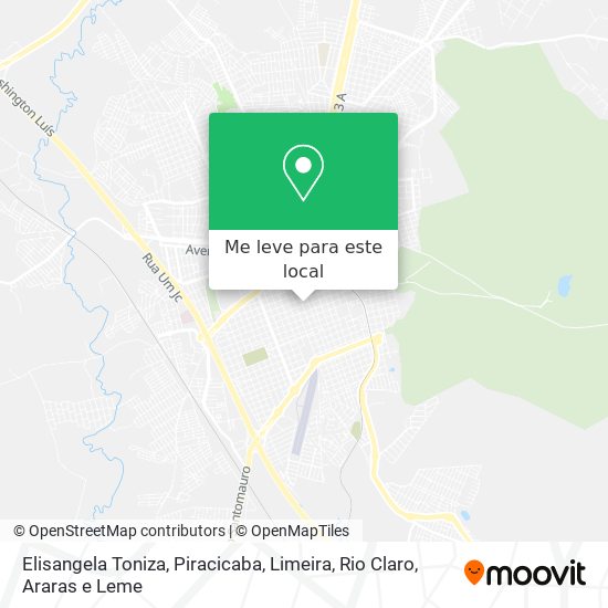 Elisangela Toniza mapa