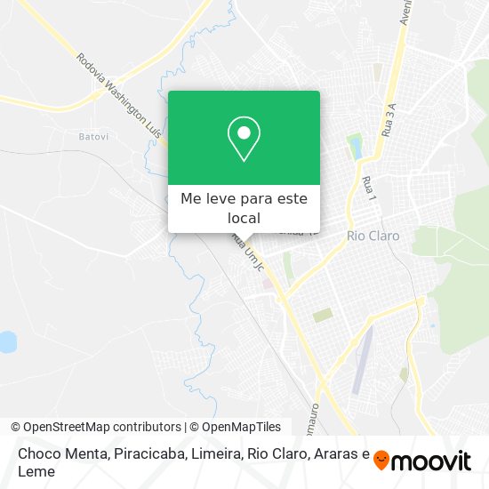 Choco Menta mapa
