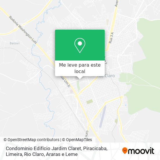 Condomínio Edifício Jardim Claret mapa