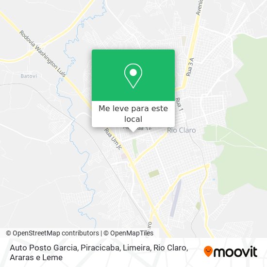 Auto Posto Garcia mapa