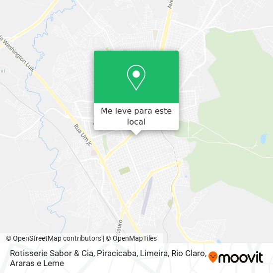 Rotisserie Sabor & Cia mapa