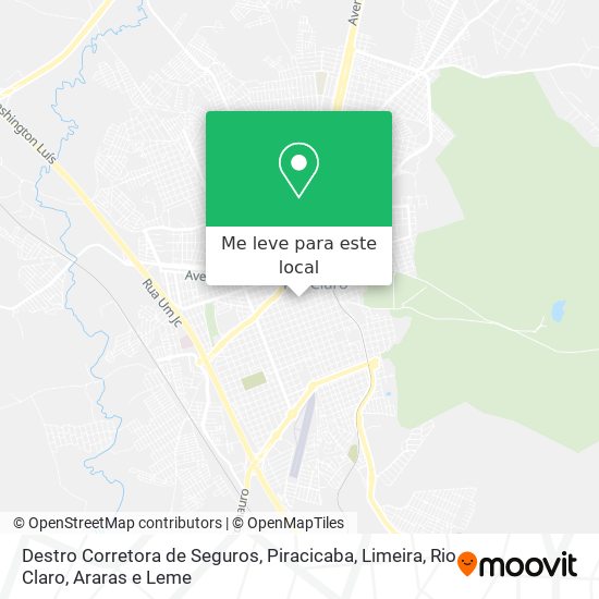 Destro Corretora de Seguros mapa