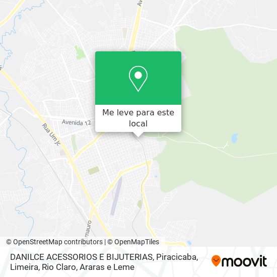 DANILCE ACESSORIOS E BIJUTERIAS mapa