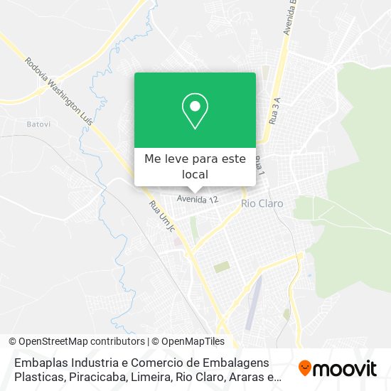 Embaplas Industria e Comercio de Embalagens Plasticas mapa