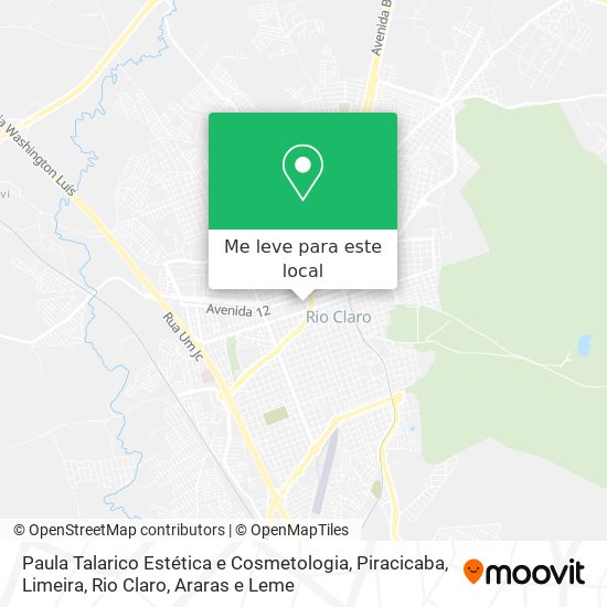 Paula Talarico Estética e Cosmetologia mapa