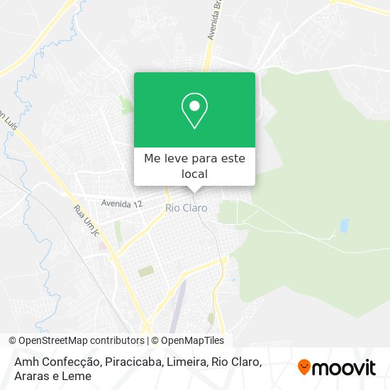 Amh Confecção mapa