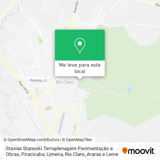 Stavias Stanoski Terraplenagem Pavimentação e Obras mapa