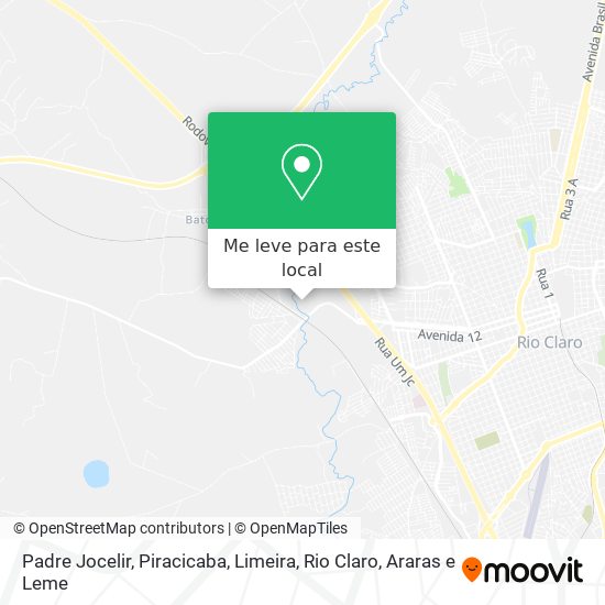 Padre Jocelir mapa