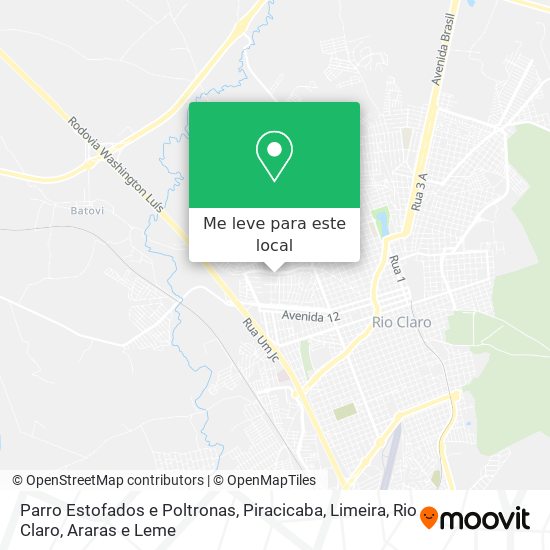 Parro Estofados e Poltronas mapa