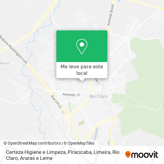 Certeza Higiene e Limpeza mapa