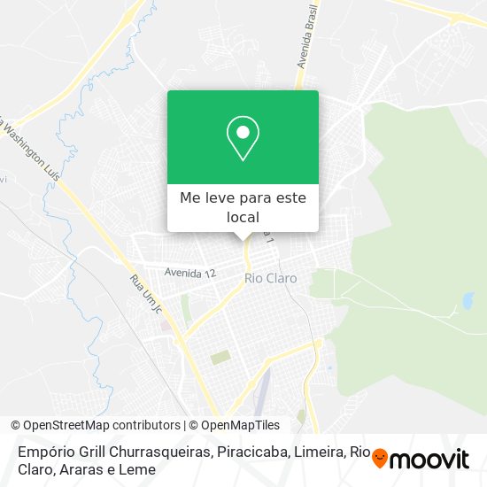 Empório Grill Churrasqueiras mapa