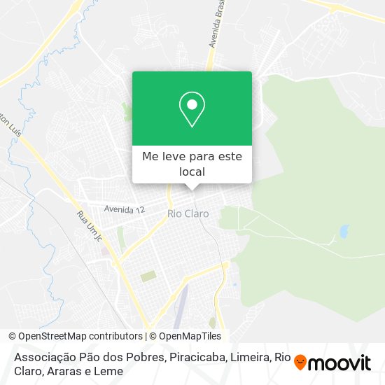 Associação Pão dos Pobres mapa