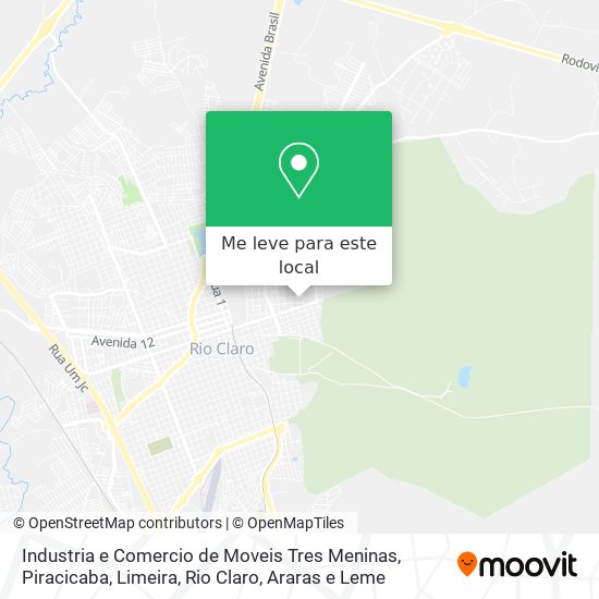Industria e Comercio de Moveis Tres Meninas mapa