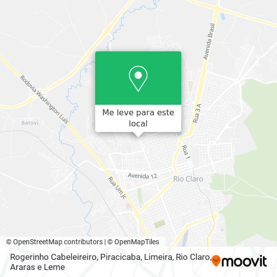 Rogerinho Cabeleireiro mapa