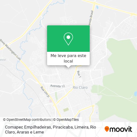 Comapec Empilhadeiras mapa