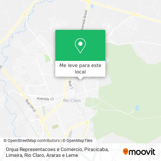 Onjua Representacoes e Comercio mapa