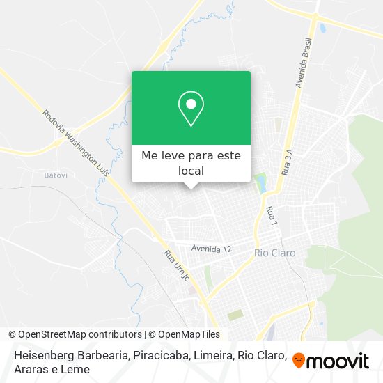 Heisenberg Barbearia mapa