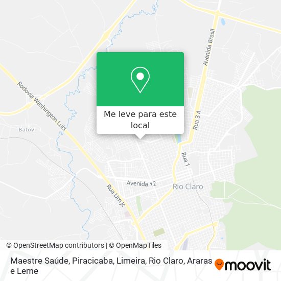 Maestre Saúde mapa