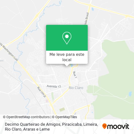 Decimo Quarteirao de Amigos mapa