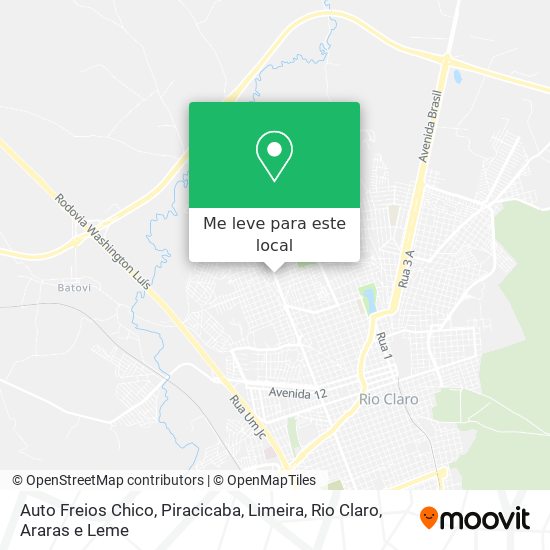 Auto Freios Chico mapa