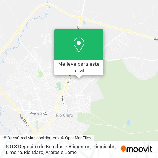 S.O.S Depósito de Bebidas e Alimentos mapa