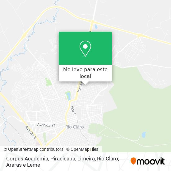 Corpus Academia mapa
