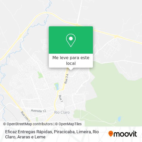 Eficaz Entregas Rápidas mapa
