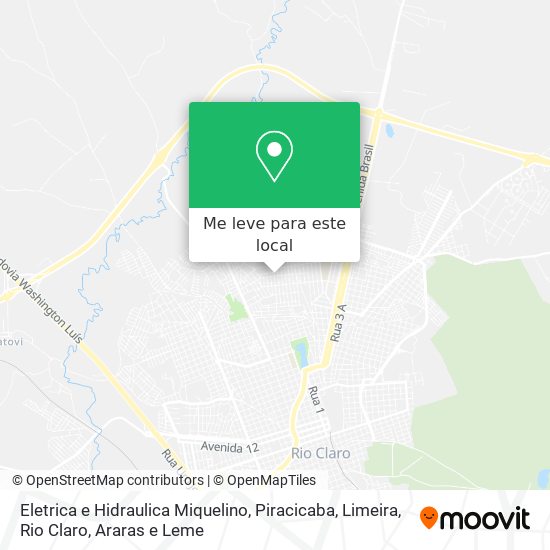 Eletrica e Hidraulica Miquelino mapa