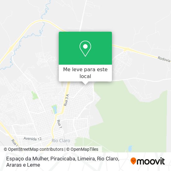 Espaço da Mulher mapa
