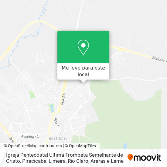 Igreja Pentecostal Ultima Trombeta Semelhante de Cristo mapa