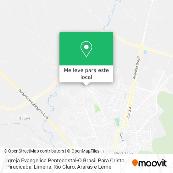 Igreja Evangelica Pentecostal-O Brasil Para Cristo mapa