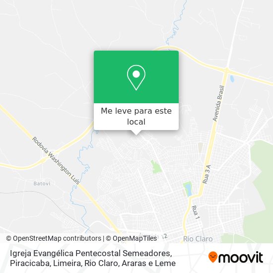 Igreja Evangélica Pentecostal Semeadores mapa
