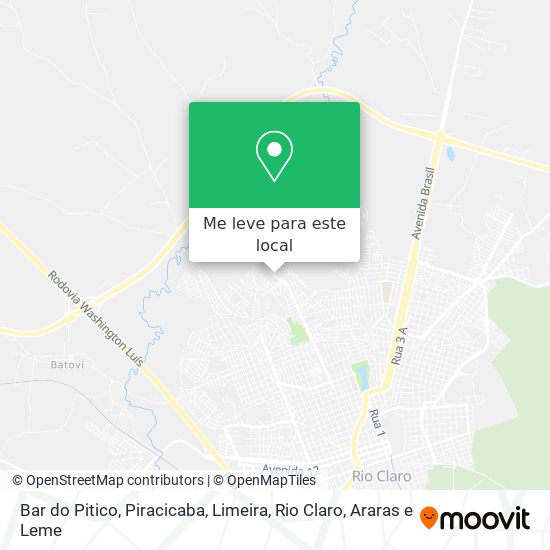 Bar do Pitico mapa