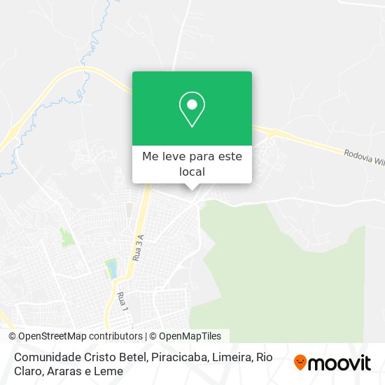 Comunidade Cristo Betel mapa