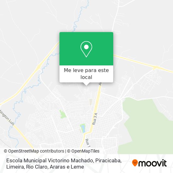 Escola Municipal Victorino Machado mapa