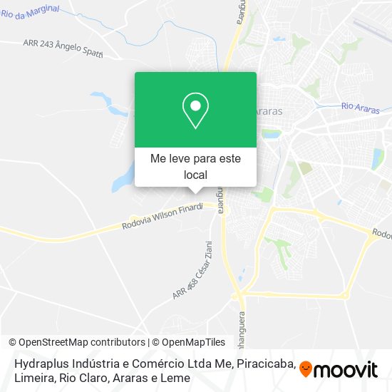 Hydraplus Indústria e Comércio Ltda Me mapa