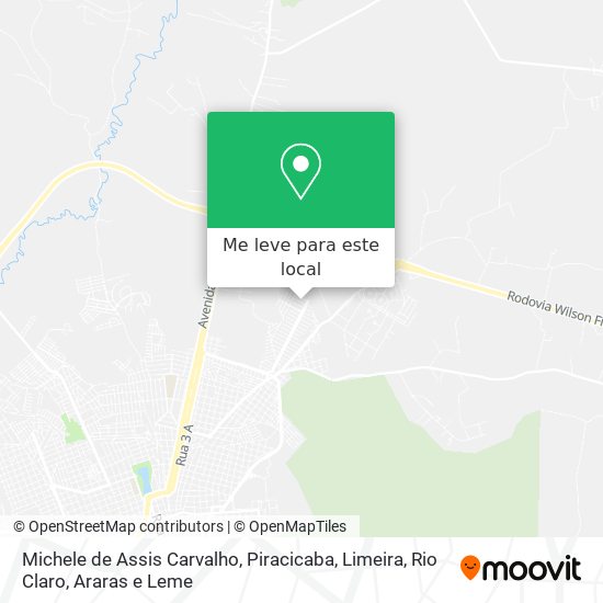 Michele de Assis Carvalho mapa