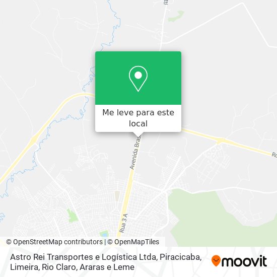 Astro Rei Transportes e Logística Ltda mapa