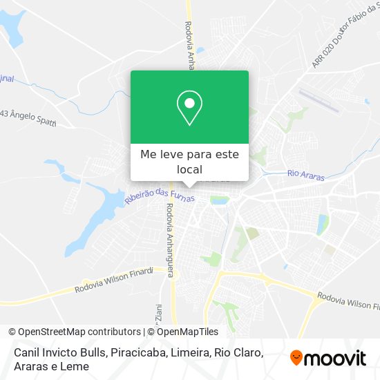 Canil Invicto Bulls mapa