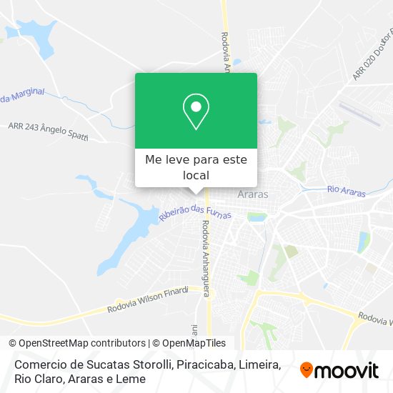 Comercio de Sucatas Storolli mapa