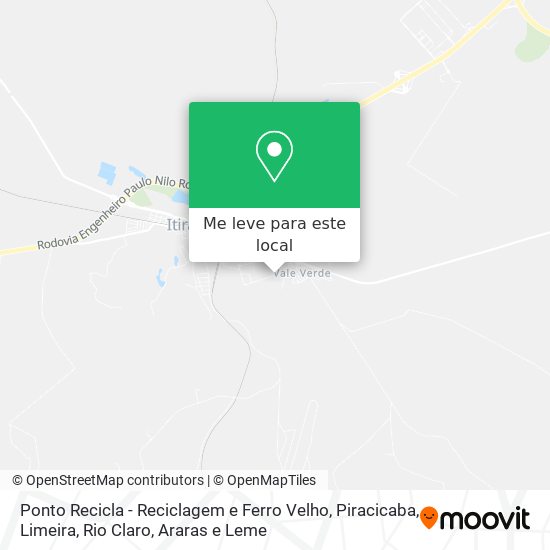 Ponto Recicla - Reciclagem e Ferro Velho mapa