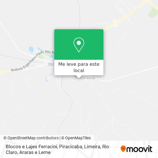 Blocos e Lajes Ferracini mapa